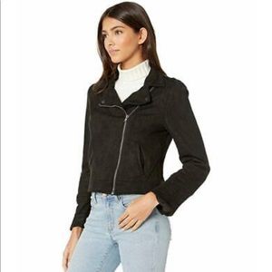 Jack by BB Dakota Open Mic Night Faux Suede Motorcycle Jacket size small